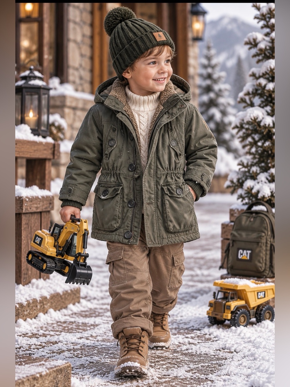 🔥Cutest Boys utility coat jacket size 5-6 price firm!